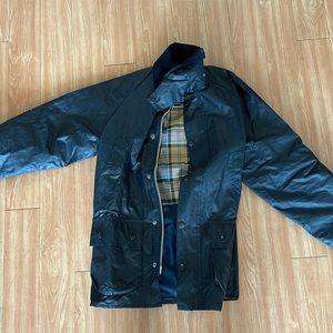 Barbour Bedale Wax Jacket Navy 34 NWT